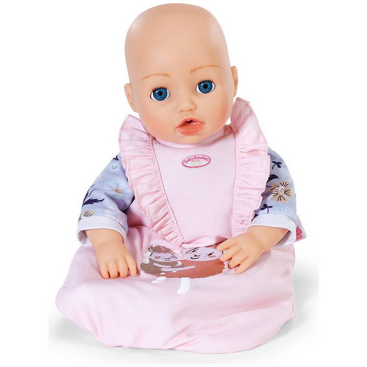 Baby Born doll sleeping bag with sheep embroidery 20cm - British product
