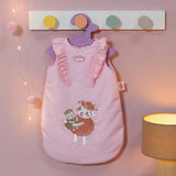 Baby Born doll sleeping bag with sheep embroidery 20cm - British product