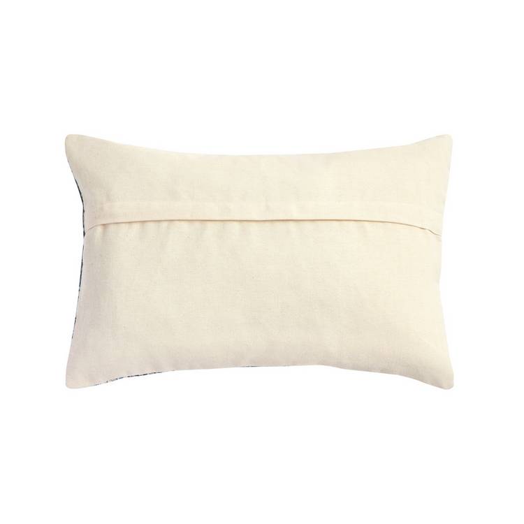 Habitat chenille cushion blue 30x50cm - British product
