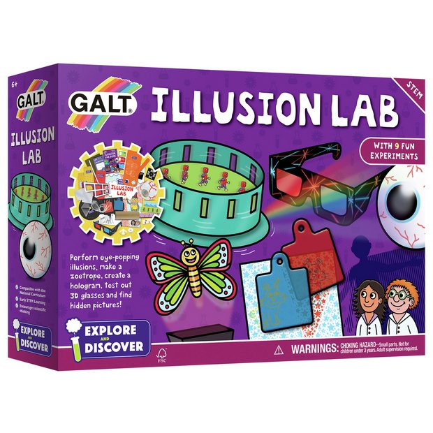 Galt Illusion Lab science kit 22cm, imported from the UK