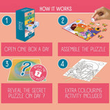 Jumbo jigsaw puzzle set six 54-piece puzzles (British brand)