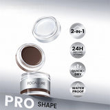 Livingandhome brow pomade set three shades (British brand)