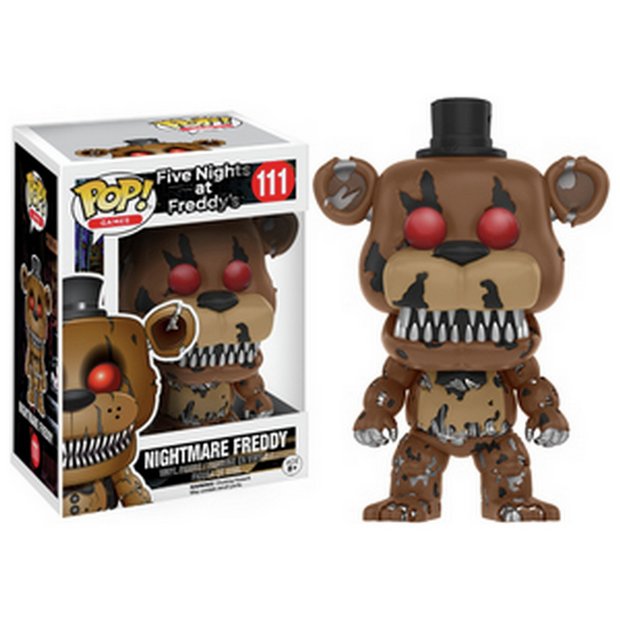 Funko POP Nightmare Freddy horror vinyl figure, UK version