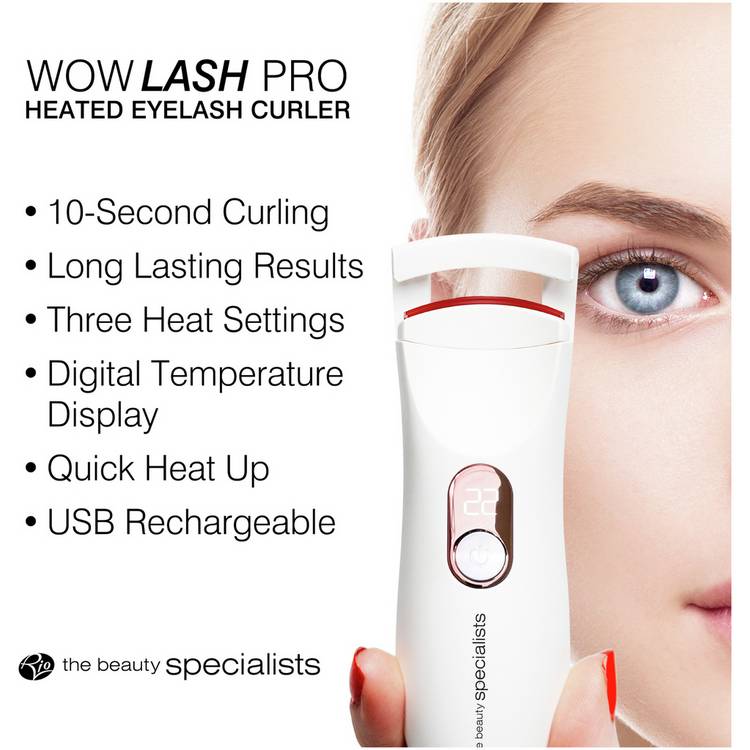Rio Wow Lash heated eyelash curler travel size, UK version