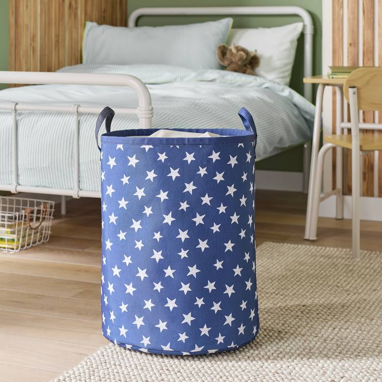 Argos Home star laundry bag blue 62.8 litre (British brand)