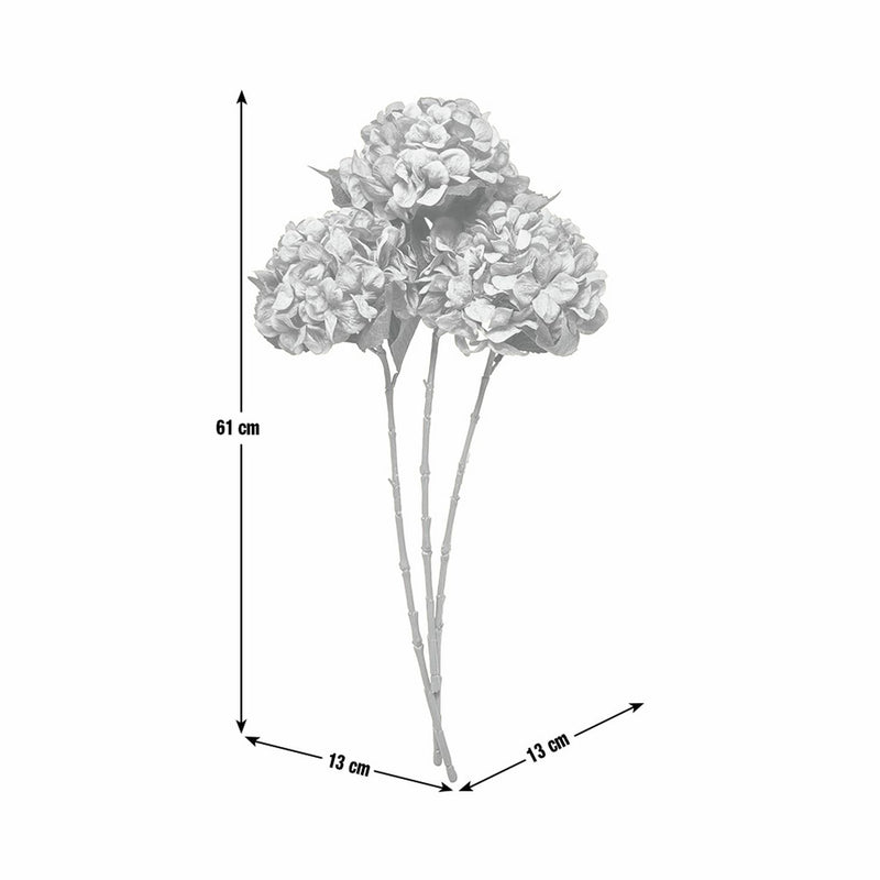 Argos Home artificial green hydrangea stems 3 pack (British brand)