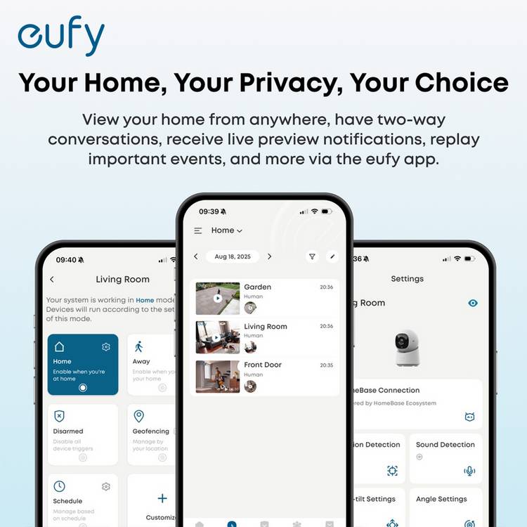 eufy E30 2K wired floodlight camera (British brand)