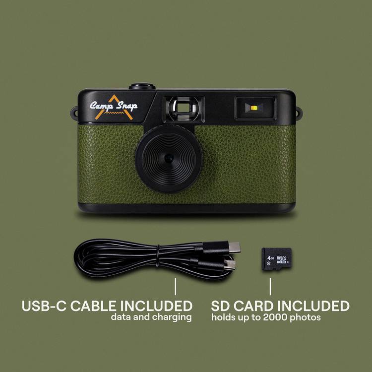 Campsnap V105 compact camera green - British product