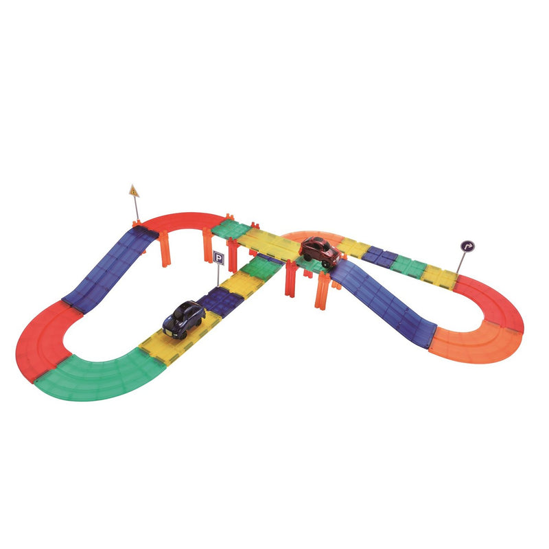 Chad Valley magnetic tiles race track 72 piece (British brand)