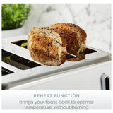 Swan Serenity toaster white 4 slice, UK version