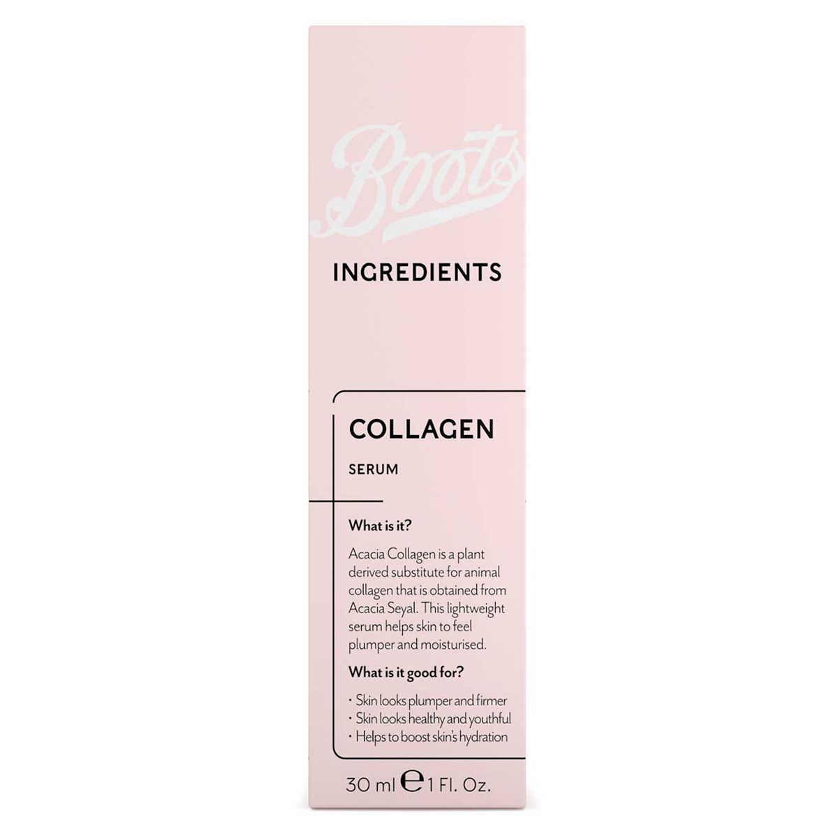 Boots Ingredients Collagen Booster 30ml GOODS Boots   