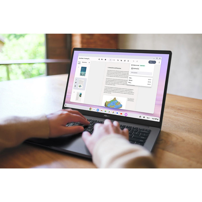 ASUS CX14 Chromebook Plus 14in with Intel 8GB RAM 128GB, imported from the UK