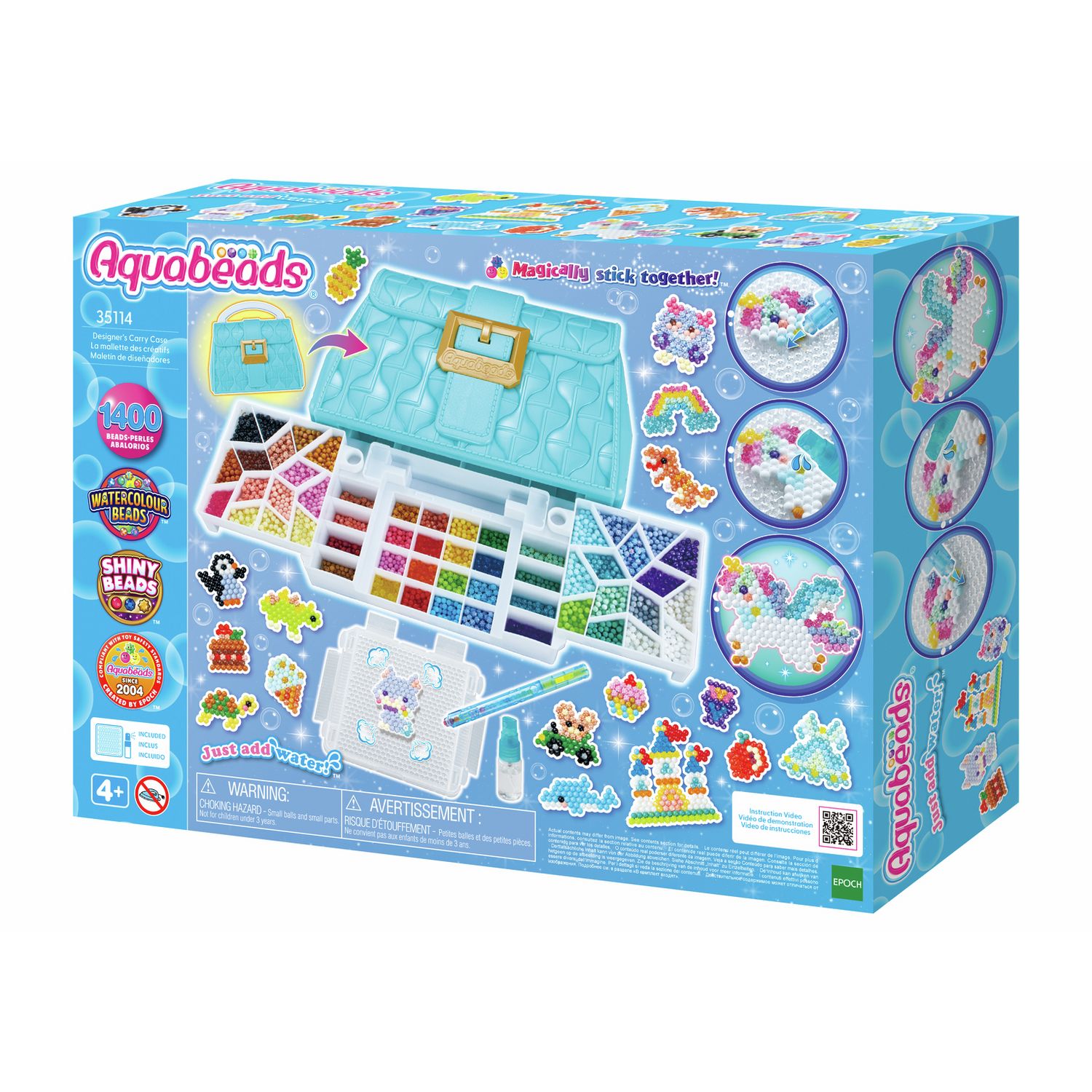 Aquabeads craft set Designer's Carry Case - British product