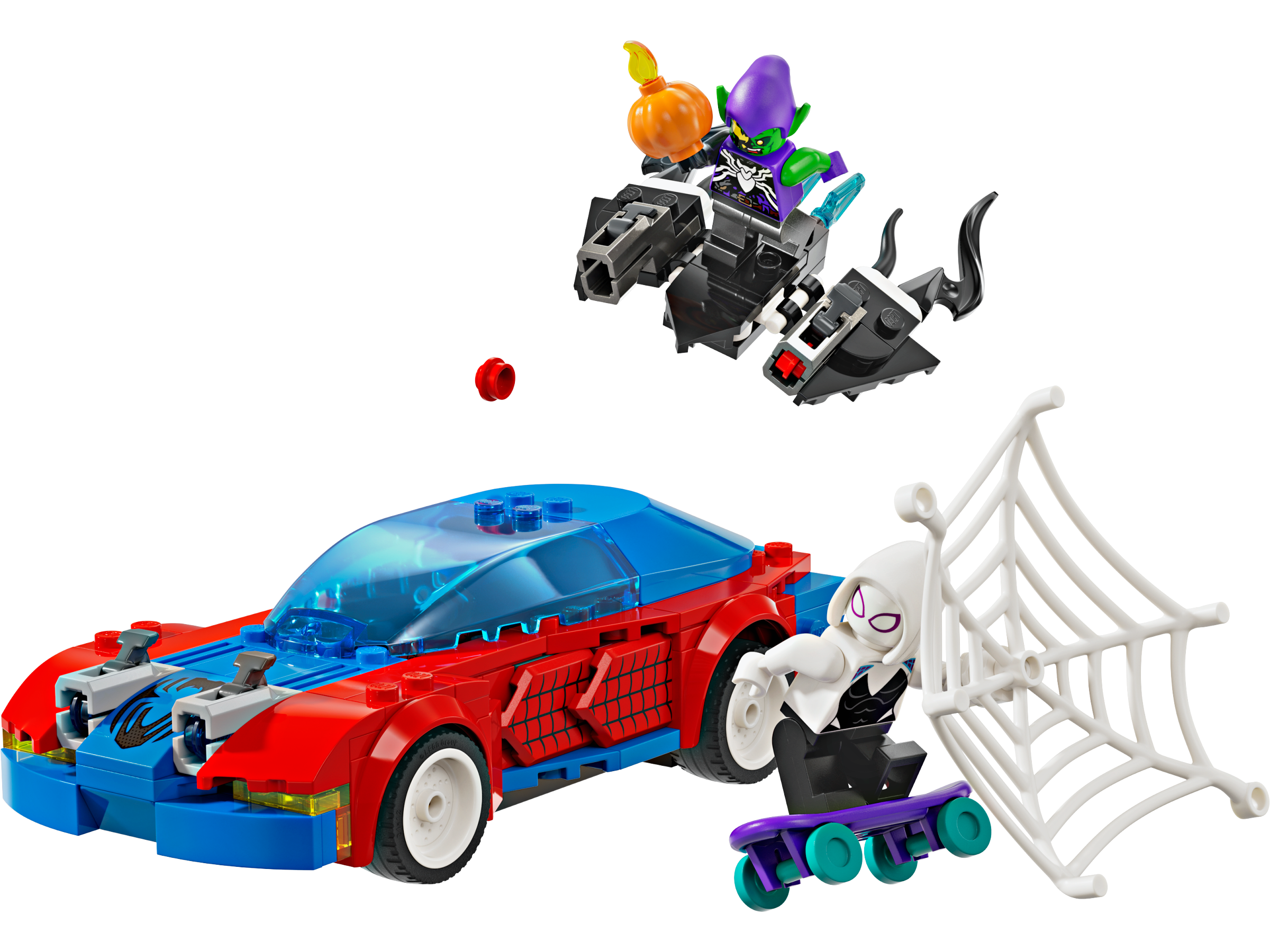 LEGO Building Set Spider-Man Race Car 227 Pieces (British brand)