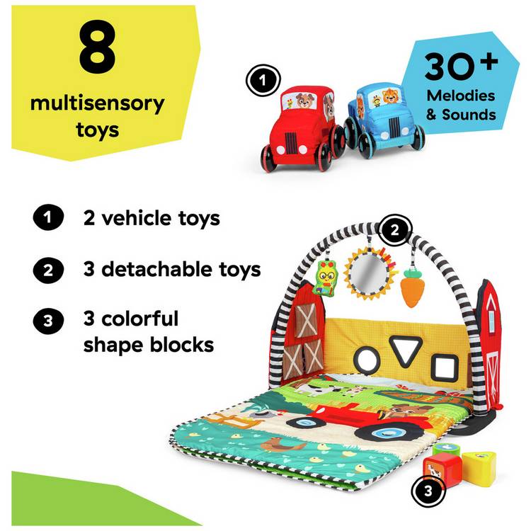 Baby Einstein Farm Explorers activity gym playmat multi-stage - British product