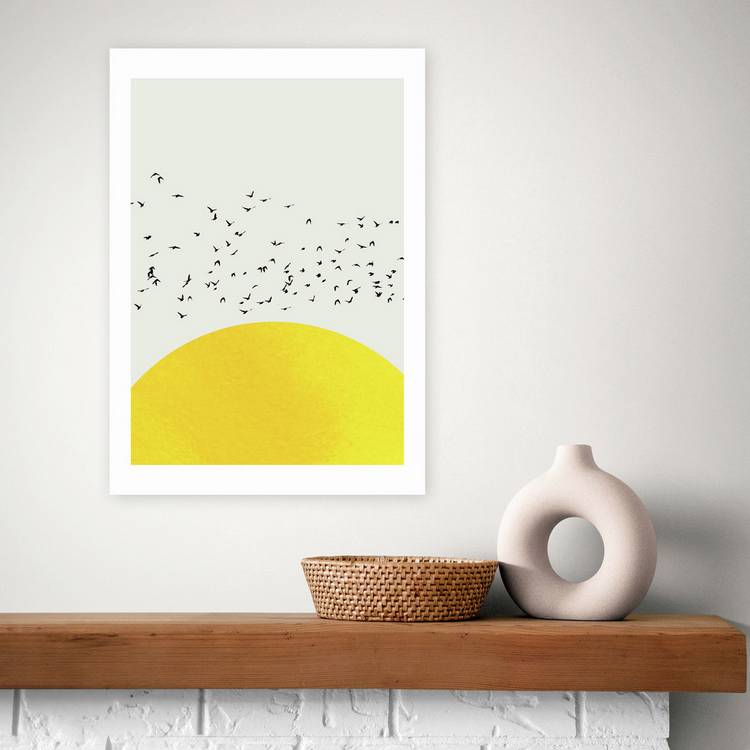 East End Prints A Thousand Birds art print A3 - British product