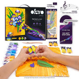 Okto DIY air dry clay Irises art kit, imported from the UK