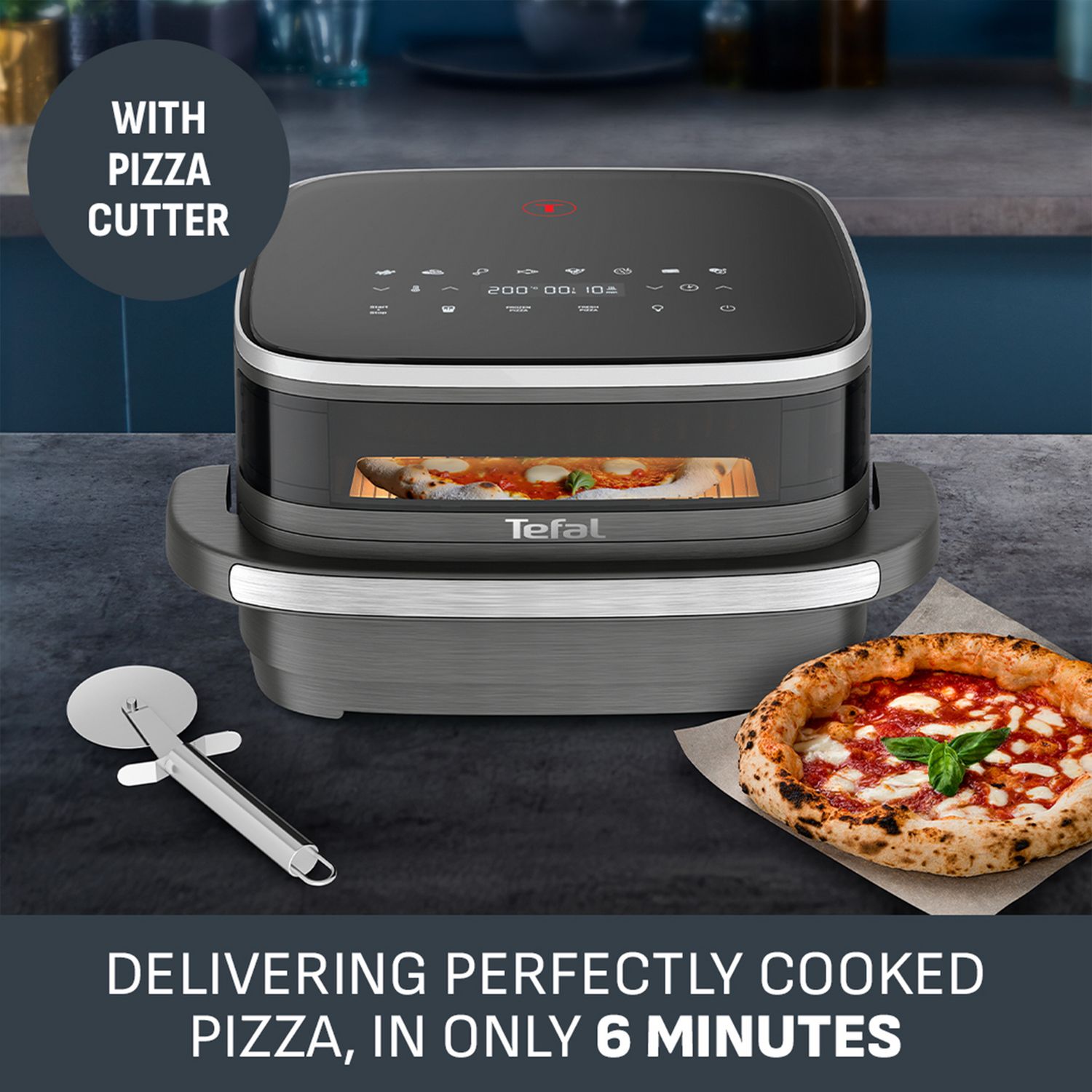 Tefal air fryer pizza oven Grey 4.5L (British brand)