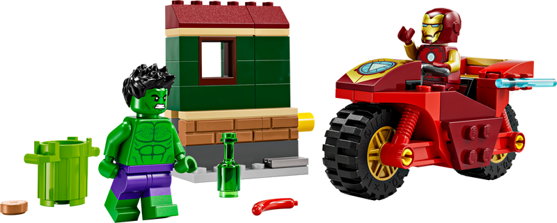 LEGO Iron Man Hulk Building Set 68 Pieces, UK version