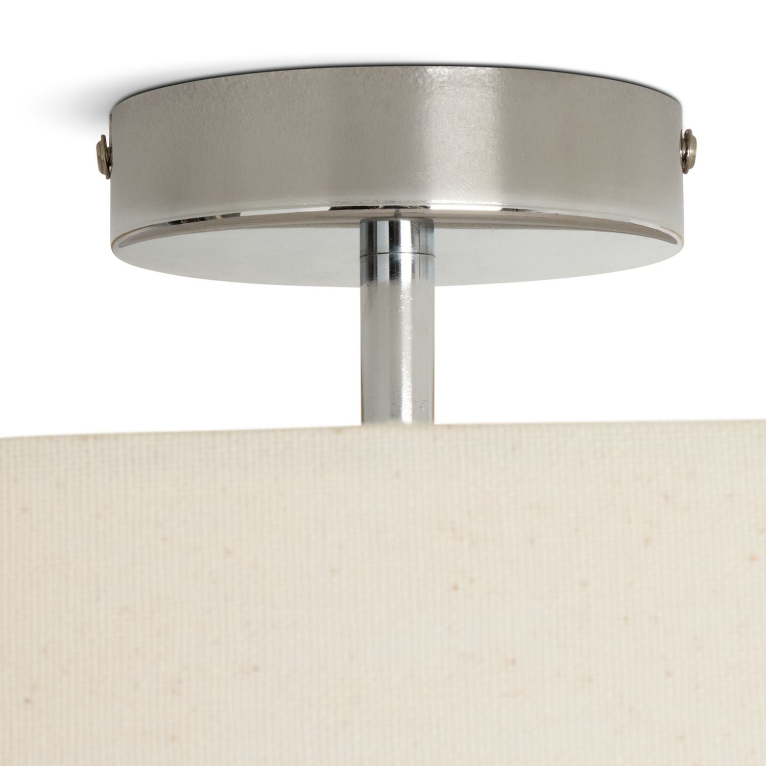 Argos Home flush ceiling light natural chrome (British brand)