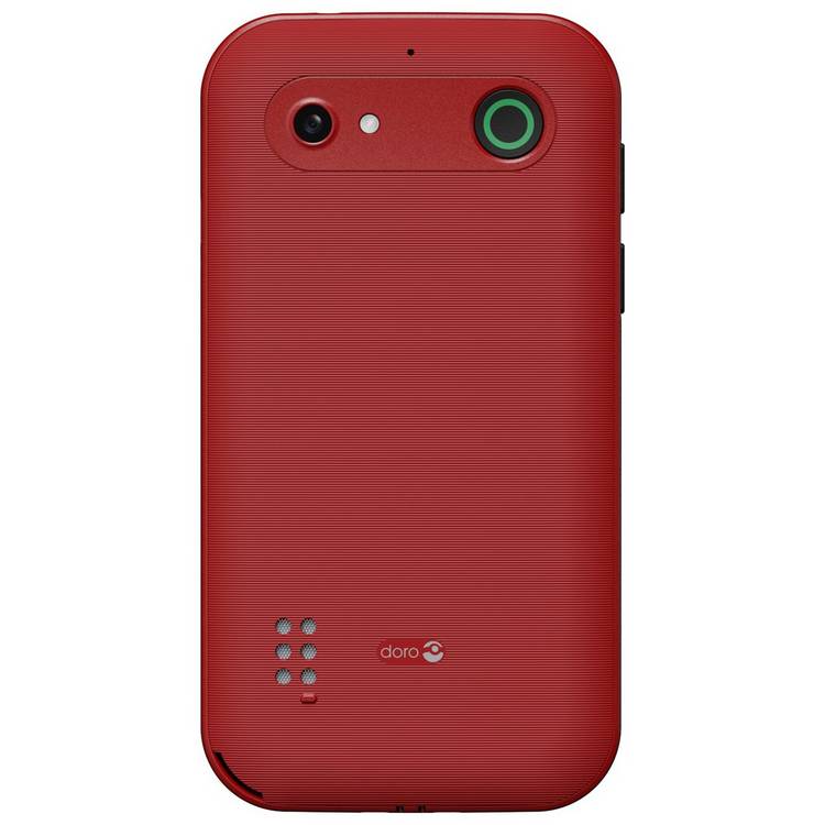 Doro Leva E10 Red mobile phone, imported from the UK