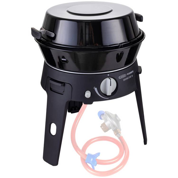 Cadac Safari Chef 30 LP Deluxe portable gas BBQ, UK version