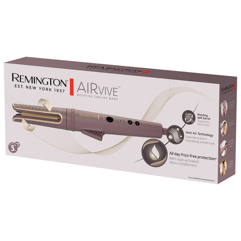Remington AIRvive rotating curling wand, imported from the UK