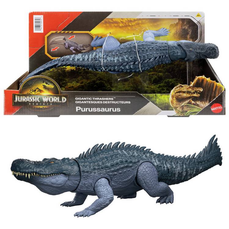 Mattel Jurassic World Purussaurus dinosaur figure 14.7 inches, UK version