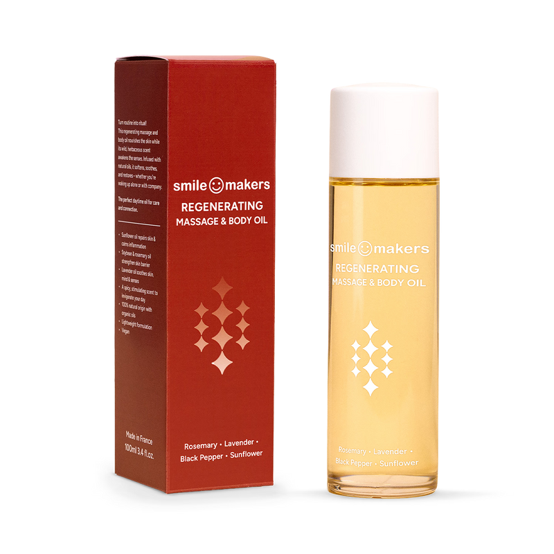 Smile Makers body massage oil rosemary lavender 100ml, UK version