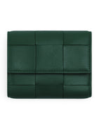 Bottega Veneta Intreccio trifold wallet woven lambskin (British brand)