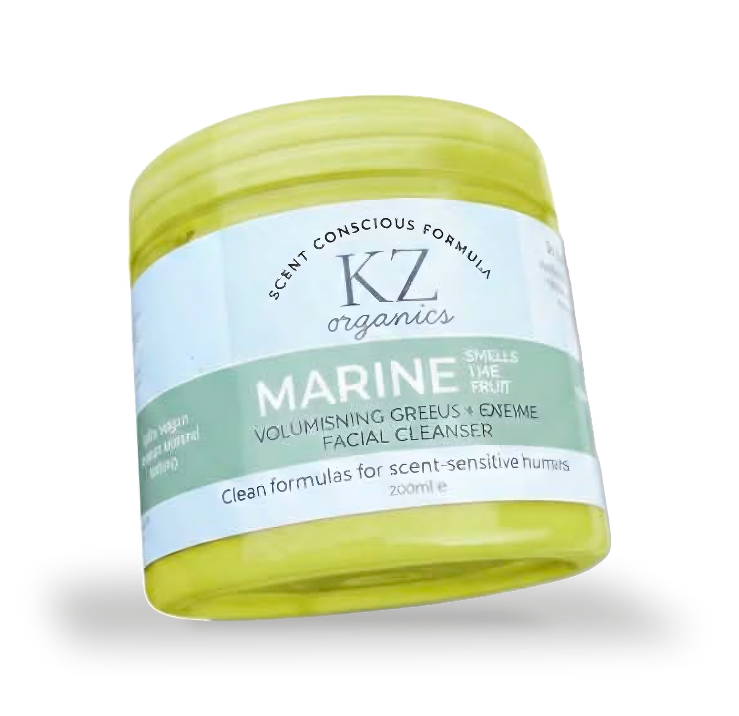 KZ Organics Green Caviar facial cleanser 200ml, imported from the UK