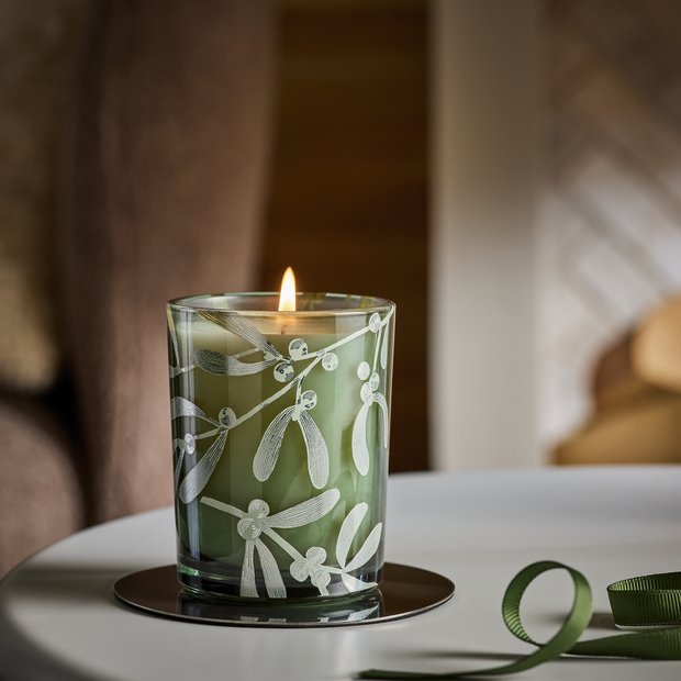 Habitat Under the Mistletoe medium boxed candle, imported from the UK
