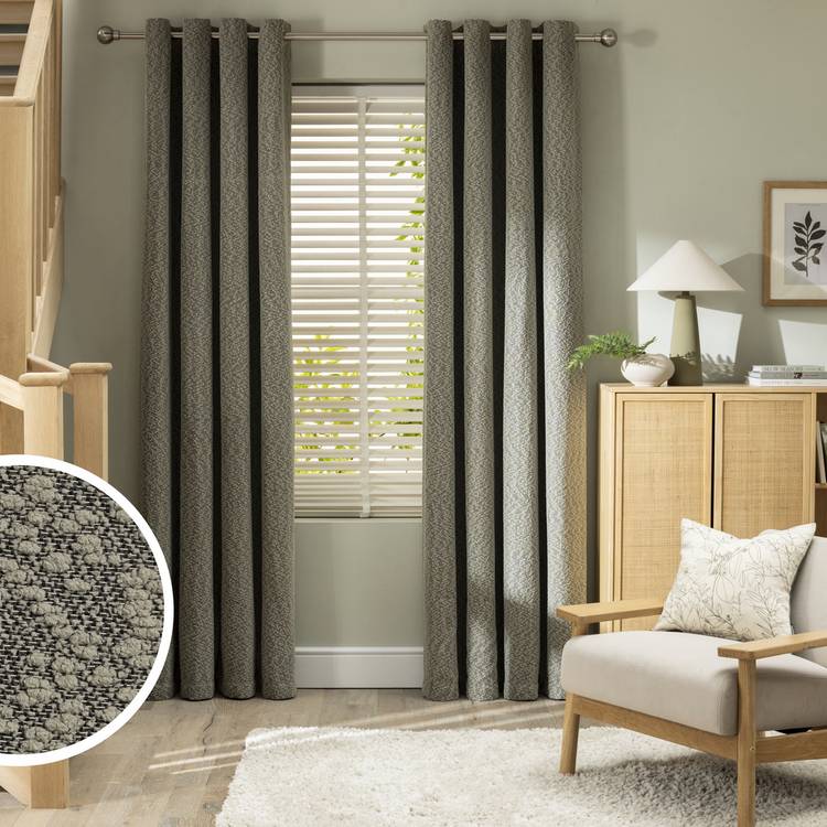 Habitat blackout curtains green 117x137cm (British brand)