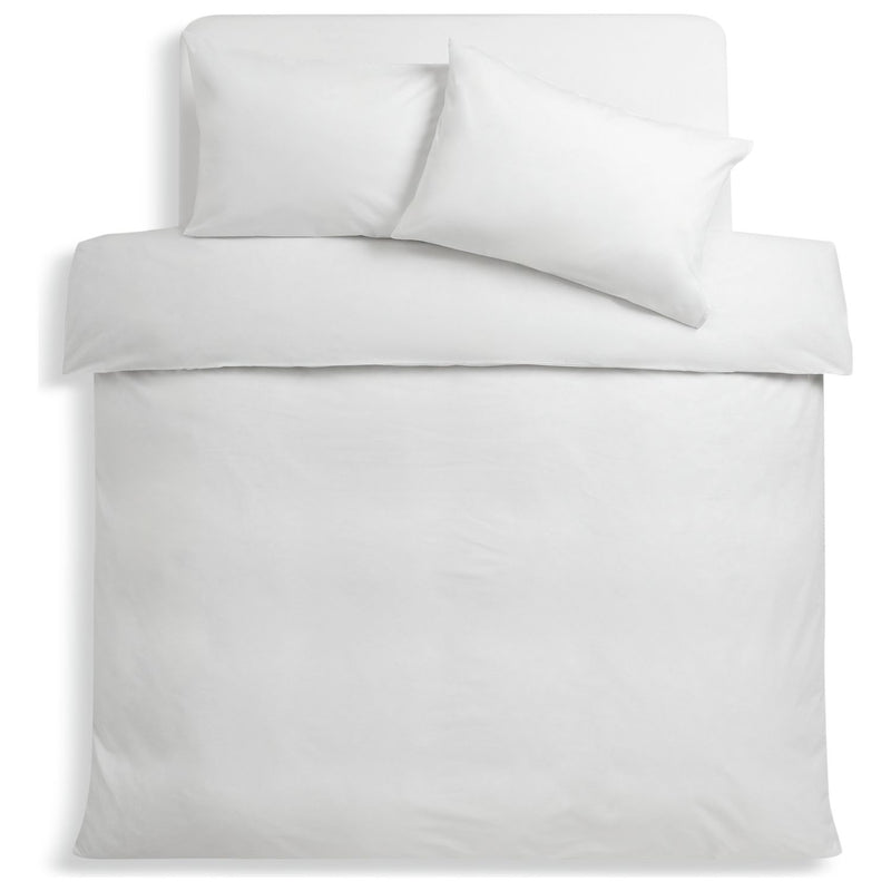 Habitat Easycare Plain White Bedding Bundle - Double