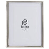 Habitat skinny silver metal picture frame 5x7, imported from the UK