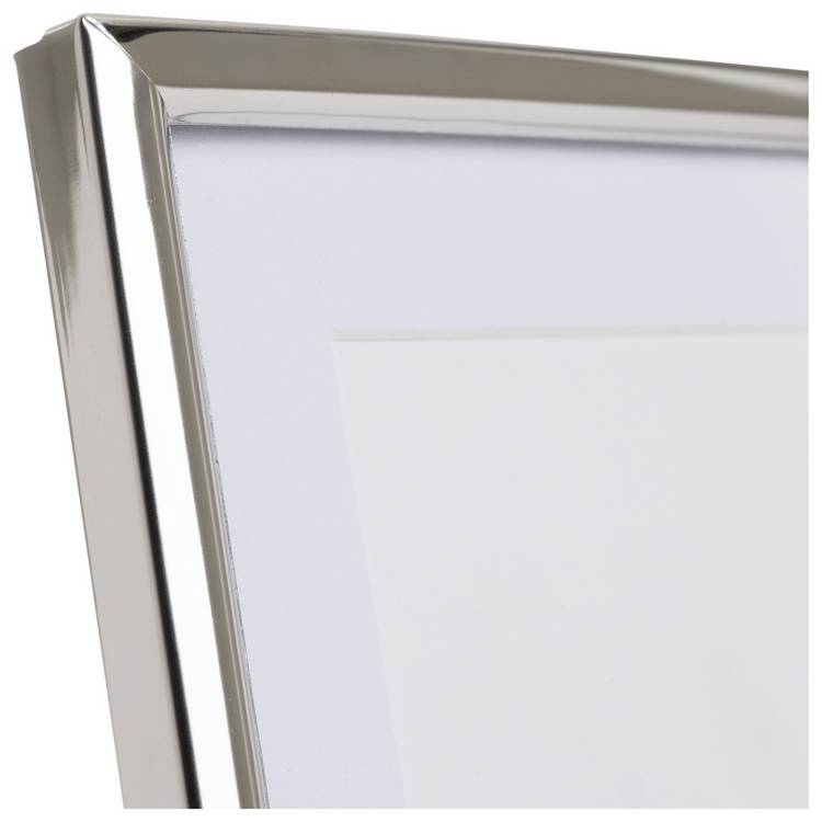 Habitat skinny silver metal picture frame 5x7, imported from the UK