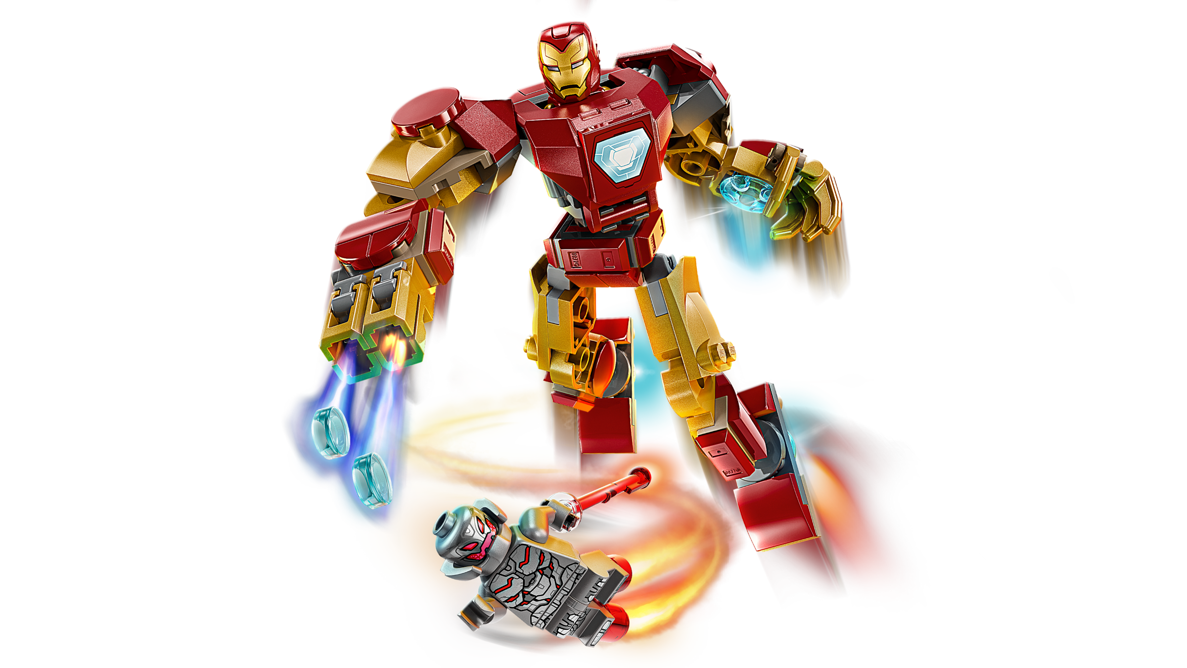 LEGO Iron Man Mech Ultron set 101 pieces, imported from the UK