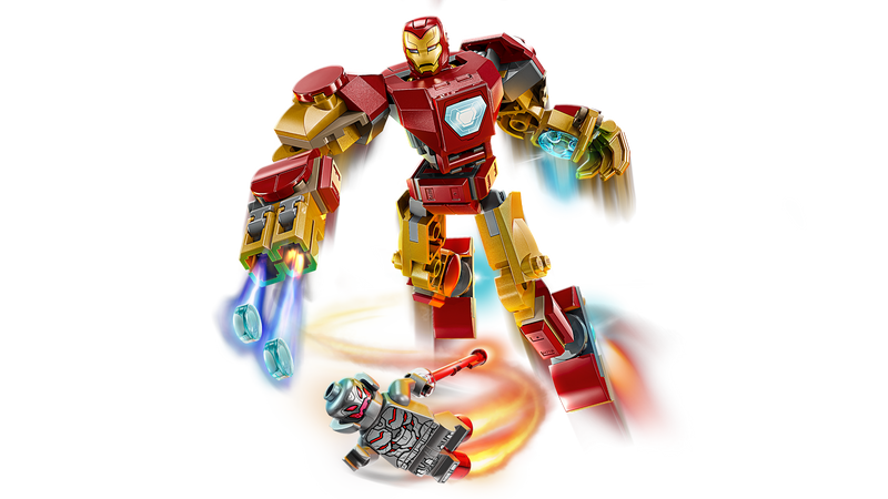 LEGO Iron Man Mech Ultron set 101 pieces, imported from the UK