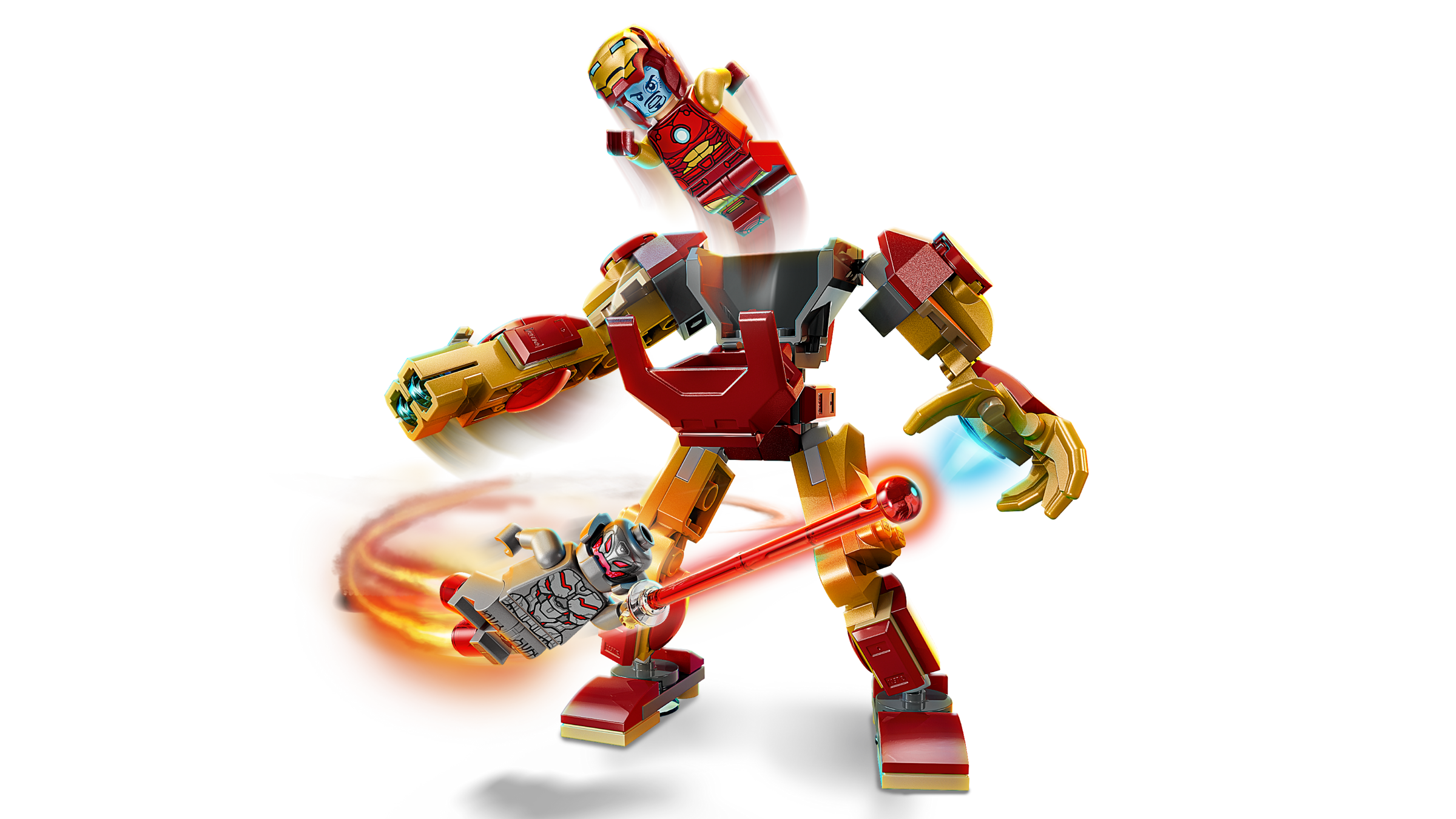 LEGO Iron Man Mech Ultron set 101 pieces, imported from the UK