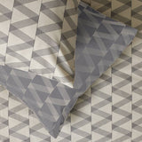 Argos Home single zig-zag bedding set with pillowcase (British brand)