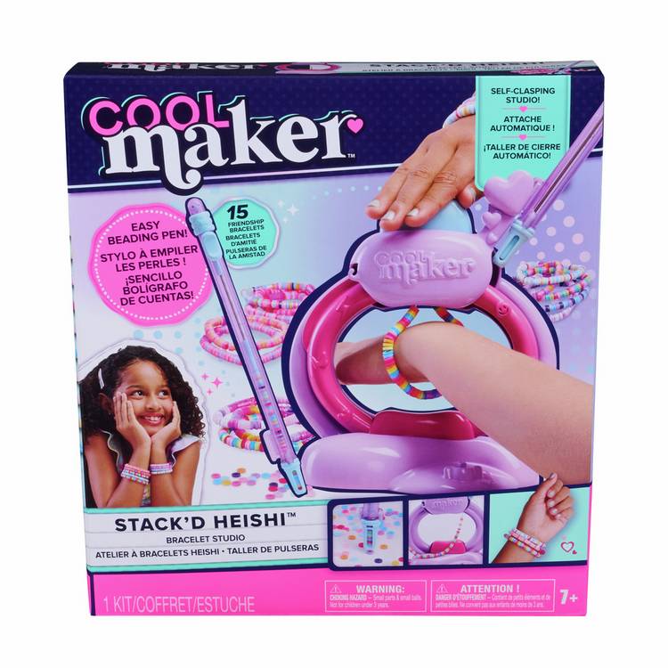 Cool Maker Stack'd Heishi Bracelet Studio, imported from the UK