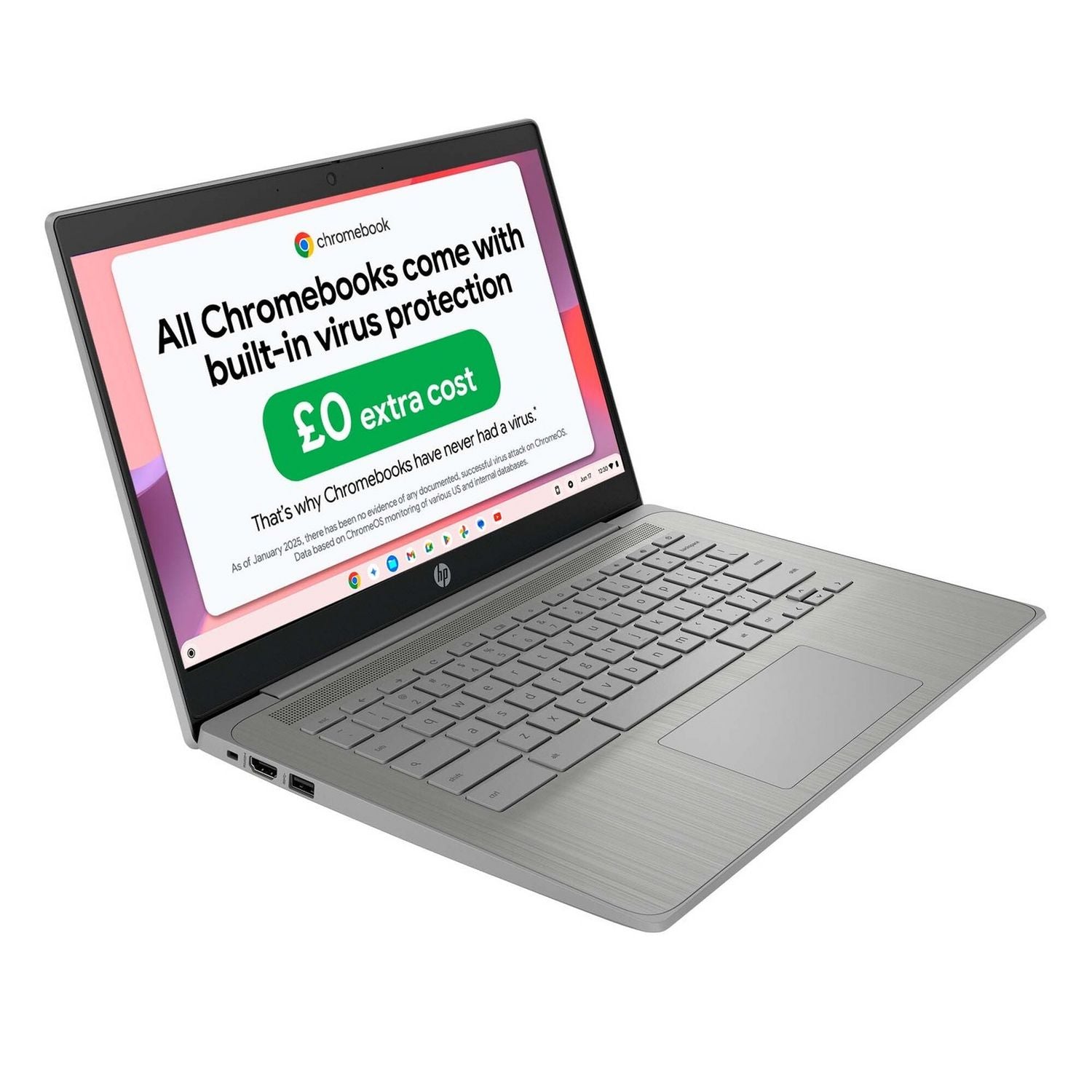 HP Chromebook 14 inch grey, UK version
