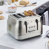 Swan retro 4 slice toaster stainless steel, imported from the UK