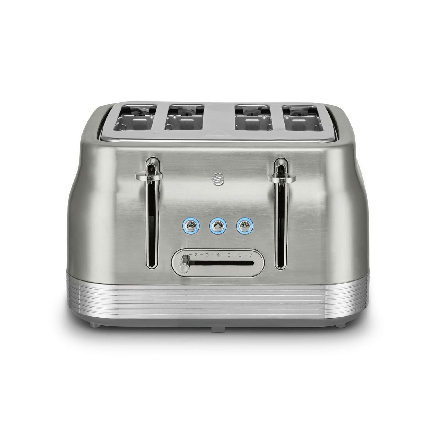 Swan retro 4 slice toaster stainless steel, imported from the UK