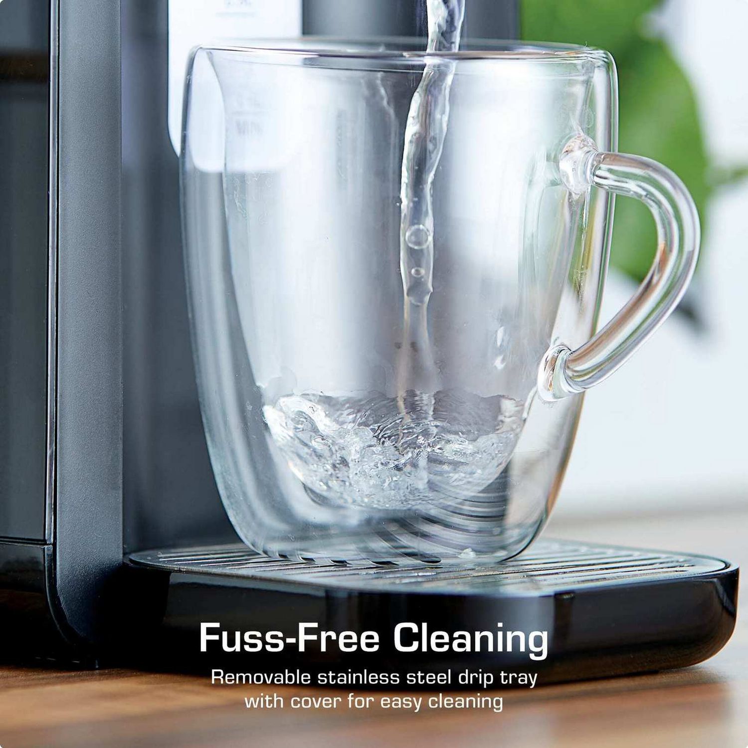 Swan black instant hot water dispenser 1.5 litres, imported from the UK