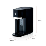 Swan black instant hot water dispenser 1.5 litres, imported from the UK