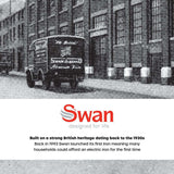 Swan black instant hot water dispenser 1.5 litres, imported from the UK