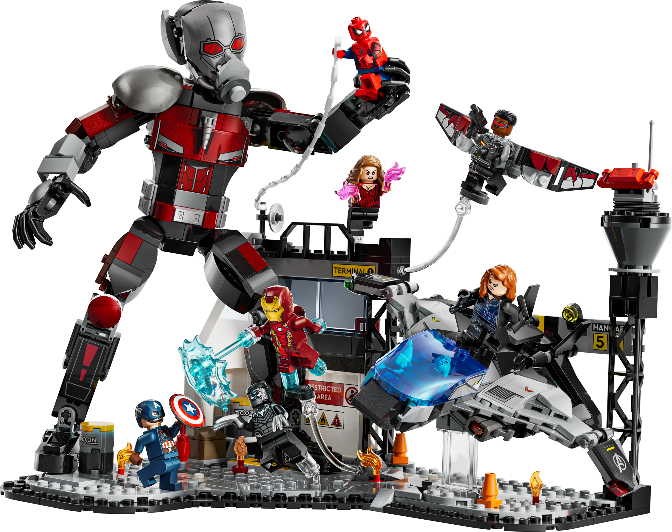 LEGO Captain America Civil War Set 736 Pieces - British product