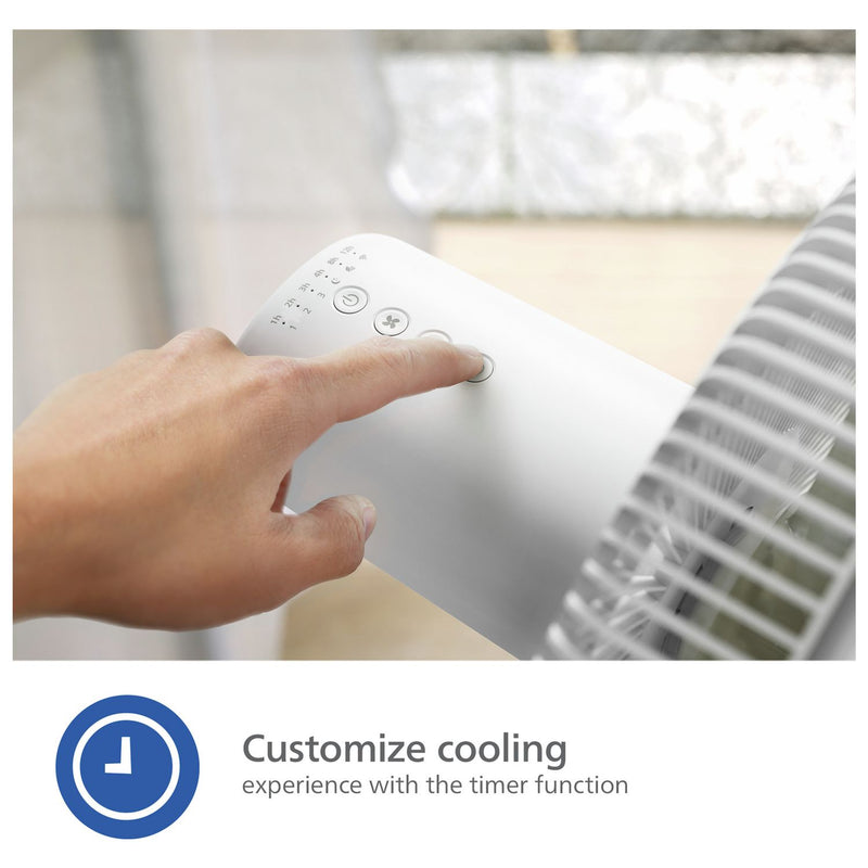 Philips white pedestal fan 15 inch (British brand)