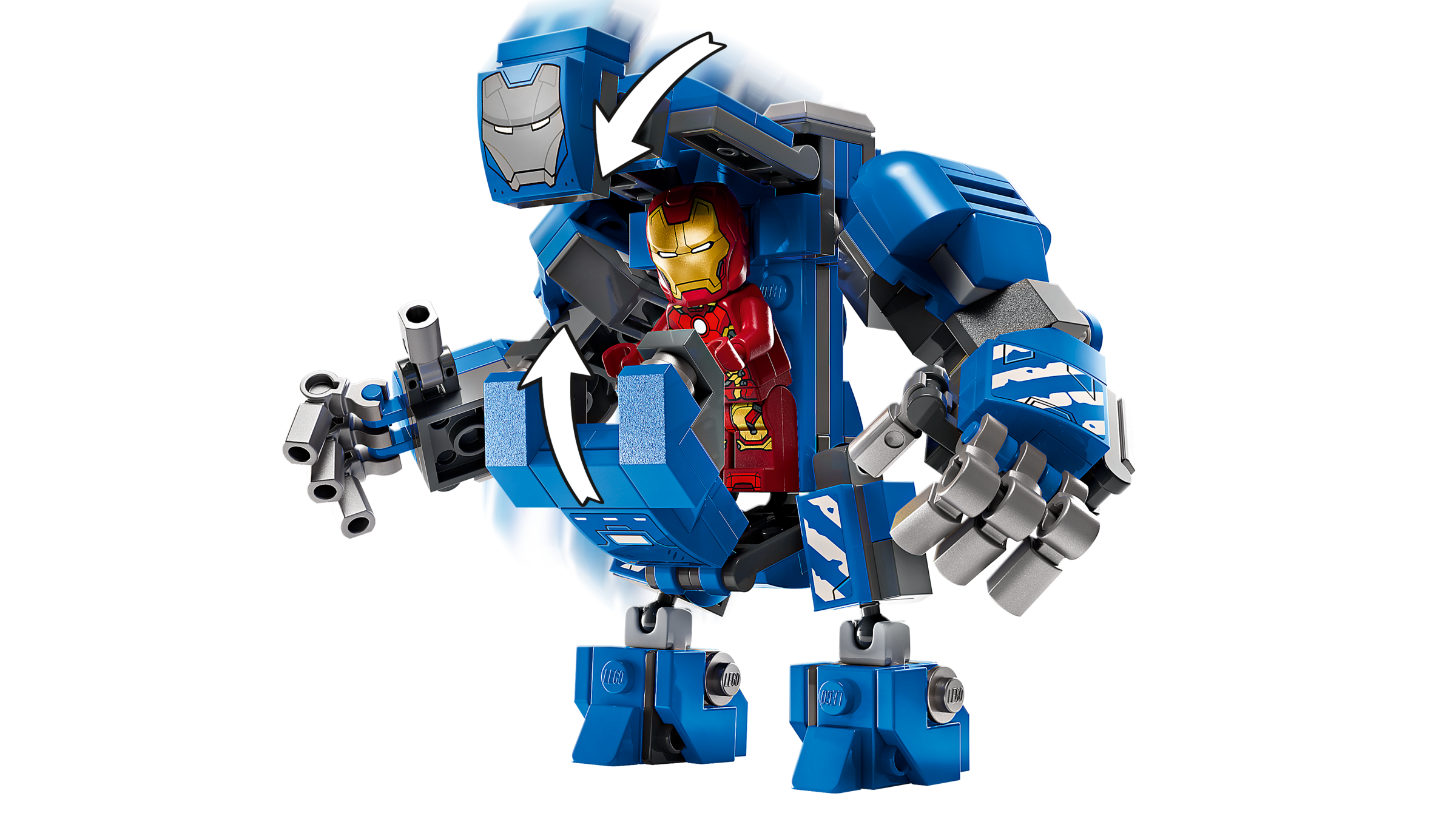 LEGO Iron Man Hall of Armor set 384 pieces, UK version
